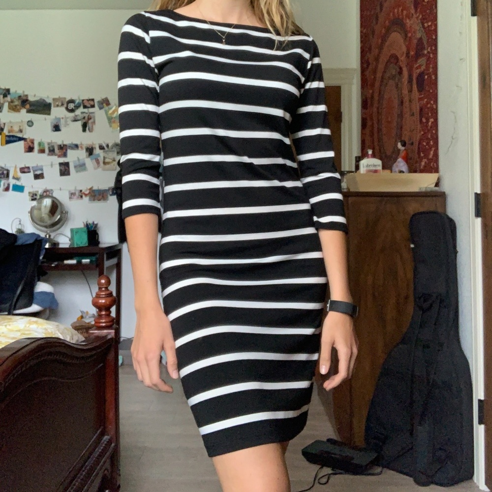 Lulu’s striped midi dress